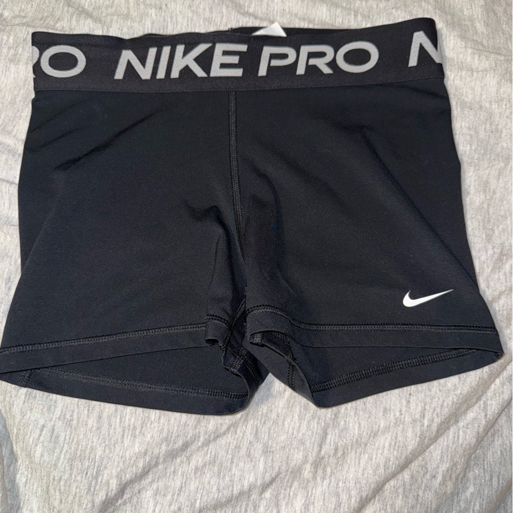 Nike Black and White Athletic Shorts